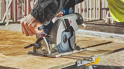 BOSCH GKS18V-22LB25 18V Brushless Blade-Left 6-1/2 In. Circular Saw Kit with (2) CORE18V 4 Ah Advanced Power Batteries - style: Blade-Left w/ Battery Kit