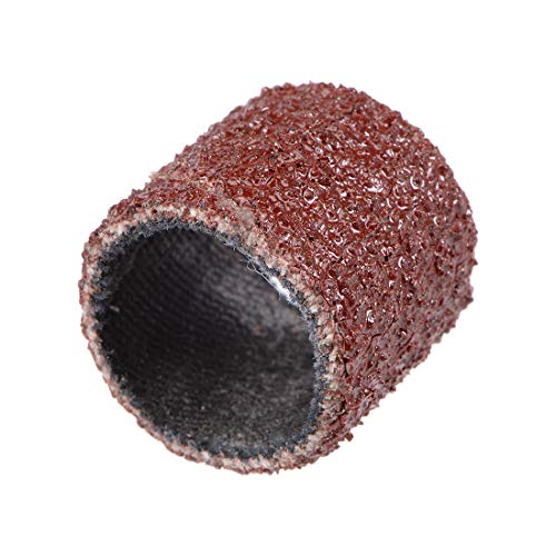 uxcell 1/2 Inch x 1/2 Inch Sanding Sleeves 80 Grits Sandpapers Band Drums 10 Pcs - size: 80 Grits