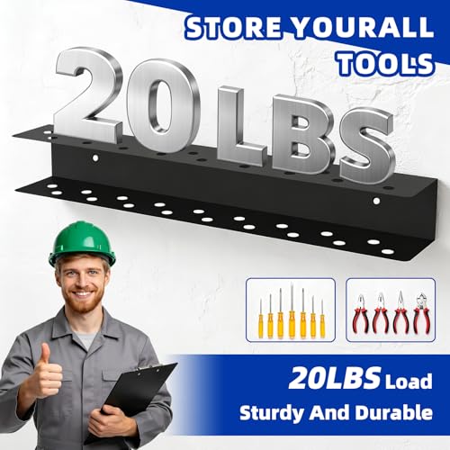2Pack Screwdriver Organizer Wall Mounted, Heavy Duty Rustproof Tool Organiz