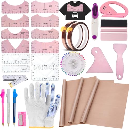 QUKLOGEN Sublimation Shirts Tool Kits - color: Pink