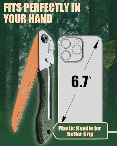 LAGOM Folding Pruning Saw | 8.2" Straight Blade | SK5 Steel | Secure Lock - style: Straight 8.2" Single