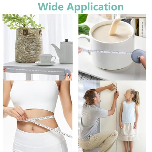 3 Pack Soft Sewing Tape Measure for Body Measuring, 79 Inchs