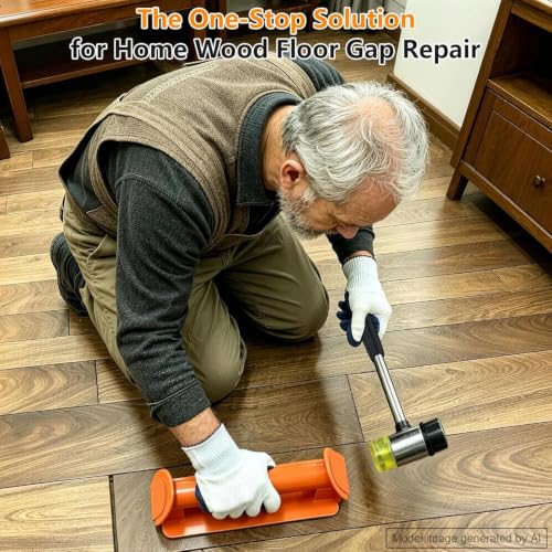 Heavy Duty Iron Floor Gap Repair Tool Kit,Flooring Tool to Close Gaps