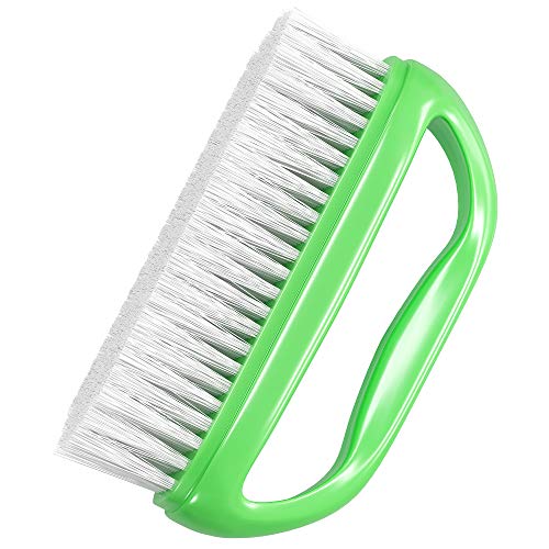 Konex Perfect-Grip Large Hand and Nail Brush 4" X 2-1/4" X 1-1/2" (Green) - color: Green