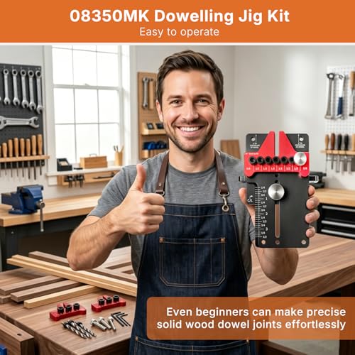 08350MK Dowelling Jig Master Kit, Dowelling Jig Precision Woodworking Tool