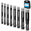 8 Pack Diamond Drill Bits Set for Granite Ceramic Marble Tile Stone Glass Hard Materials, Integrated Coolant for Fast Dry Drilling, Size 3/16 1/4 5/16 3/8 1/2 inch Masonry Core Drill Bits, Round Shank - size: 8 Pcs Diamond Bits