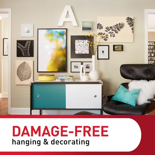 Command 10 lb Narrow 12 Pairs Picture Hanging Strips (24 Strips), Damage-Free Hangers for Picture Frames, No Tools Required, Great for Home Room Wall Decor, White Adhesive