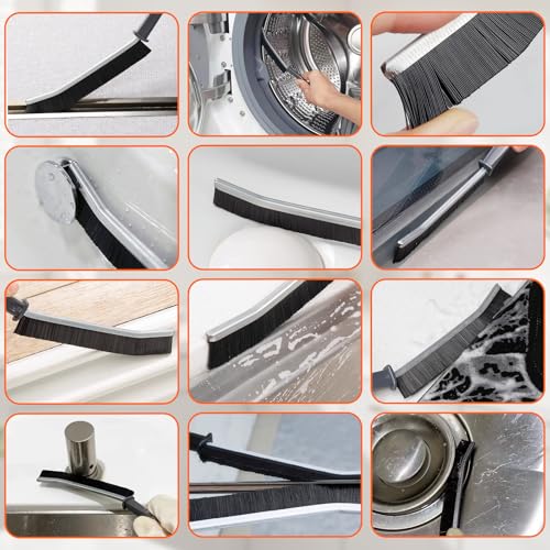 19 Pcs Small Crevice Cleaning Brush Set, Groove Gap Cleaning Tool for Cleaning Kitchen, Bathroom, Corner, Sink, Door, Blinds, Faucets, Window Track,Cup - size: 19 PCS