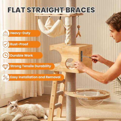 Alise Flat Bracket ,5 Inch Black Mending Plate Flat Brace for Wood Shelves - color: Black, size: 5 Inch