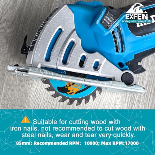 10 Inch Miter/Table Saw Blades 3pcs, 80 Teeth ATB TCT Fine Finish Wood Cutting Circular Saw Blade with 1 Inch Arbor - size: 255mm 80T
