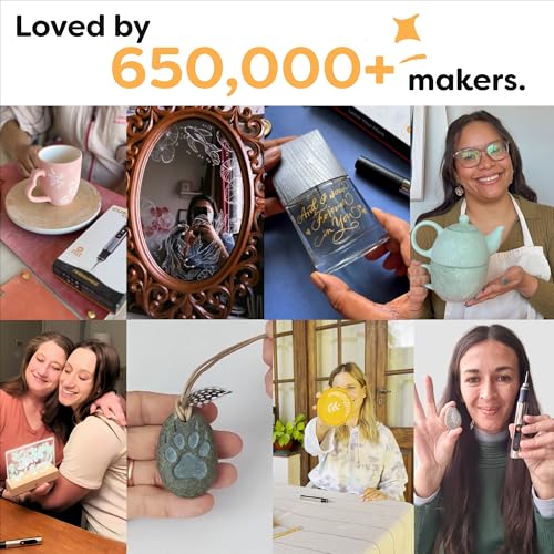 Resparked Customizer Engraving Pen Ultimate Cordless Portable Tool for Artists & DIYers - Engrave 50+ Surfaces - Beginner Friendly - Rechargeable - Free 30 Bits & Mastery Guide