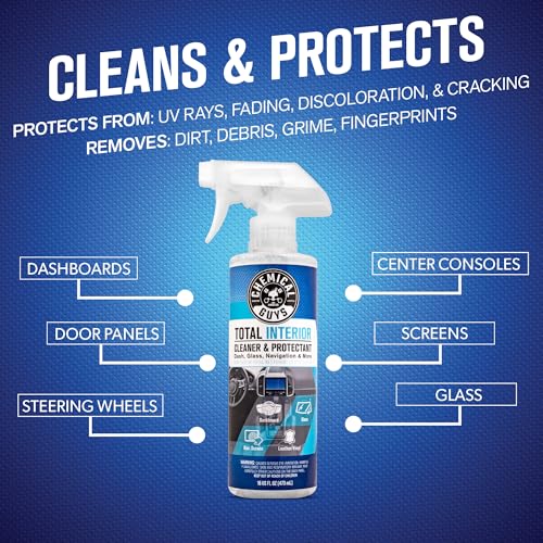 Chemical Guys 17-Piece Car Detailing Kit, Interior & Wheel Cleaner & Wash