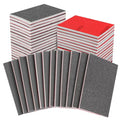 24PCS 3 x 4 Inch Sanding Sponge Set, 120-3000 Grit Soft Foam Hand Sander Block, Hook & Loop Wet Dry Sanding Sponges for Metal Wooden Furniture Drywall Sheetrock and Model Polishing