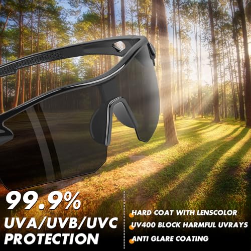 12 Pack Safety Glasses for Men, ANSI Z87.1 & UV Protective Eyewear | Scratch Resistant, High Impact Resistant, UV400 Protection, Fashionable Design, For Men Women Construction Woodworking - color: Gray