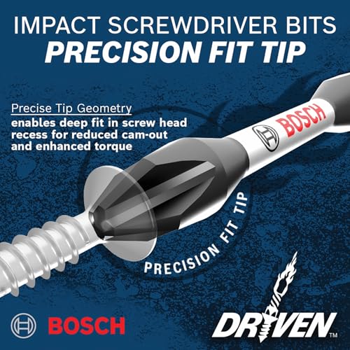BOSCH ITDBHQC201 - Driven 2 In. Impact Quick Change Bit Holder - size: 2", style: Quick Change