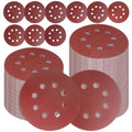 155PCS 5 Inch 8 Hole Sanding Discs, Hook and Loop Sandpaper - size: 5 Inch - 155 Pcs