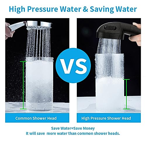 KAIYING RV & Camper High Pressure Handheld Shower Head with Pause Button - color: Oil Rubbed Bronze