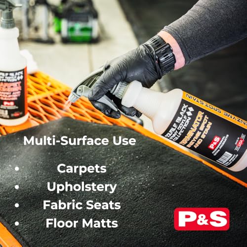P & S PROFESSIONAL DETAIL PRODUCTS Terminator Enzyme Spot & Stain Remover – Professional Upholstery & Carpet Cleaner, Eliminates Grease, Dirt, Protein-Based Stains, Fresh Scent - 16 Oz. - size: 16 Fl Oz (Pack of 1)