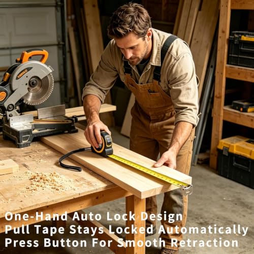 33 FT Heavy Duty Tape Measure for Body Fabric Measuring Retractable