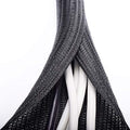 ZhiYo Cable Sleeve, 6.6ft - 1.2 inch, Black - color: Black, size: 6.6ft, 1.2inch