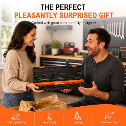 Pro Offset Extension Wrench 19PCS, Impact Wrench Extender Tools Socket Set - color: Orange