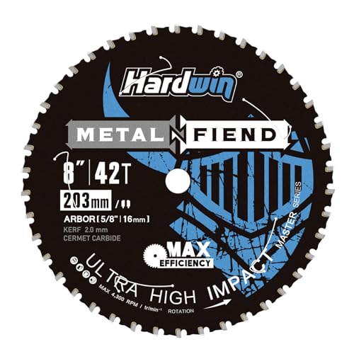 8 Inch Metal Cutting Circular Saw Blade 42T Cermet,5/8-Inch Arbor - size: 8 inch 42 teeth