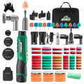 BATOCA S6 Mini Cordless Polisher 2 Heads for Car/Motorcycles Detailing Kit - size: Pro kit with 2 batteries
