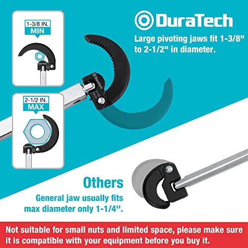 DURATECH 10 "-17" Telescoping Basin Wrench