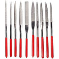 10Pcs 4mm x 160mm Mini Diamond Needle File Set for Carving Metal Ceramic Tile Glass Wood Fit Jewelers Hobby - size: 4*160mm