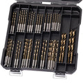 Hex Shank Cobalt Drill Bit Set 59Pcs 1/16"-3/8", M35 HSS Impact Driver Drill Bits for Metal and Hardened Steel, with Indexed Storage Case - size: 59pcs 1/16-3/8