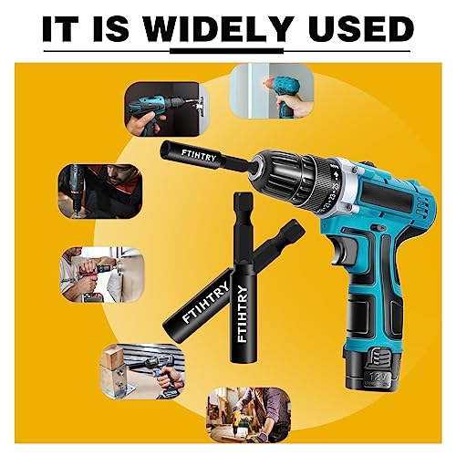 FTIHTRY 1/4”Magnetic Extension Socket Drill Bit Holder,12pcs Screwdriver Extension, Quick-Change Hex Shank Set - size: Onesize
