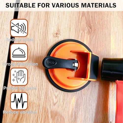 Floor Gap Fixer Tool Kit with Rubber Mallet & Sticky Pads