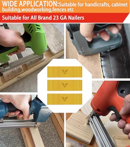 23 Gauge Pin Nails,Headless Pinner,3/4",10000pcs - size: 3/4"---10000pcs