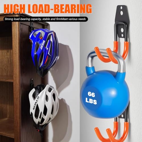 Heavy Duty Garage Storage Hooks 2 Pack Garage Tool Organizer Wall Mount - size: One Size