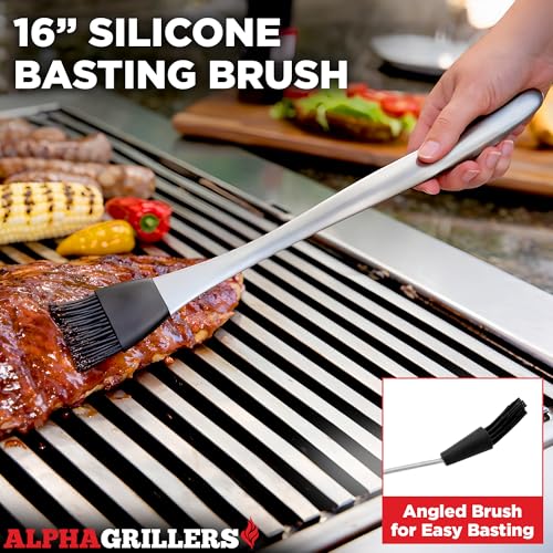 Alpha Grillers Grill Tools Set, BBQ & Grilling Accessories Outdoor Utensils