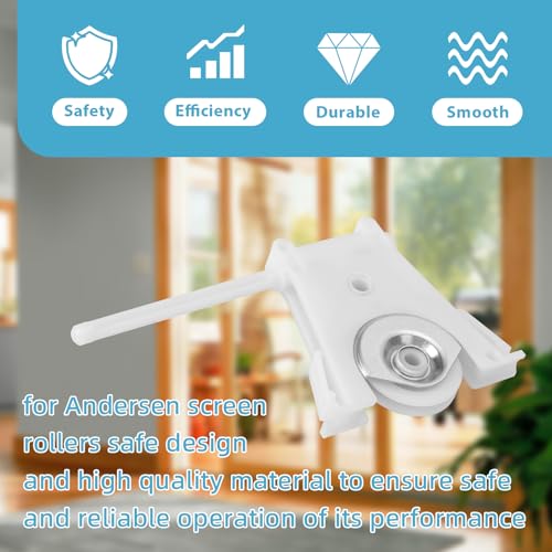 Lower Sliding Screen Door Roller Assembly Replacement for Andersen
