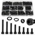 544Pcs UIETUIL M4 Hex Socket Head Cap Screws Kit, M4x6-30mm, 12.9 - size: M4 Cap 12.9 - 544PCS