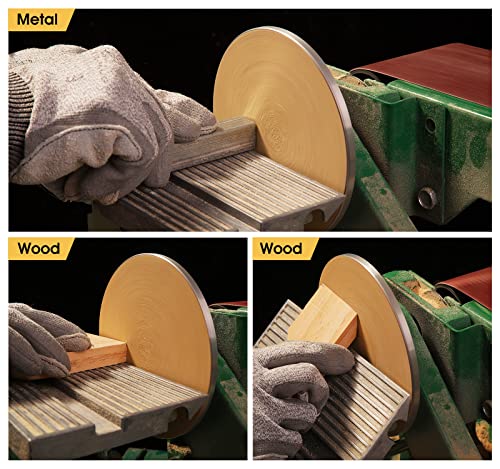 S SATC 100 PCS PSA Sanding Discs, 60 Grit Sandpaper Roll 6 Inch Adhesive Backed Sandpaper Sander Attachment for Drill Aluminum Oxide Round Automotive Sandpaper with Sticky Back - style: 60 Grit