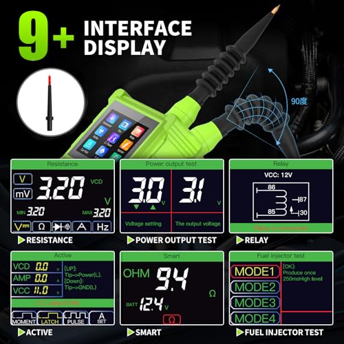 P200 Pro 9V-48V Automotive Power Circuit Probe Kit Multimeter Oscilloscope - color: P200Pro