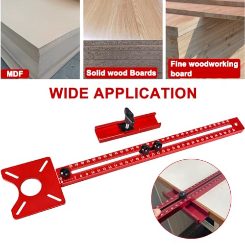 4 in 1 Router Circle Cutting Jig for Cutting Large Circles, Aluminum Alloy