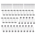 99 Pcs Wire Brushes Set,Steel Wire Wheels Pen Brushes Set Kit Accessories for Rotary Tool-1/8(3mm) Shank