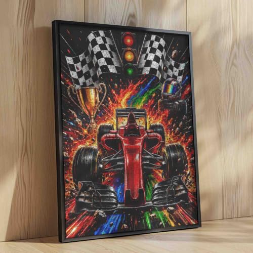 Racing Car Jigsaw Puzzles for Adults 1000 Pieces 19.7 x 27.6 Inch - color: Sports 04