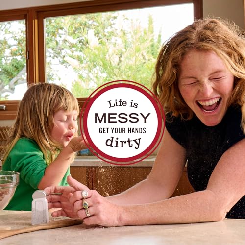 MRS. MEYER'S CLEAN DAY Baking Soda Cream Cleaner, Apple Blossom, 16 fl oz | Freshens Kitchen, Removes Soap Scum and Grease, For Use on Sinks, Stovetops, Pots, & Pans