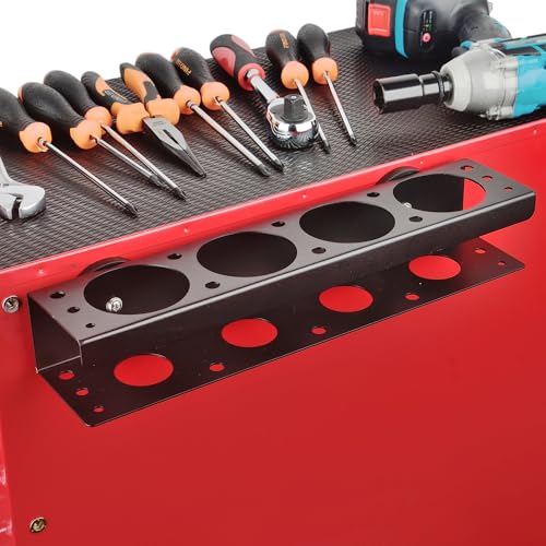 ULIBERMAGNET Magnetic Spray Can Holder,Magnetic Power Tool Organizer Rack,Heavy Duty Cup Drill Holder,Wall Mount Metal Tool Rack with Screwdriver, Cordless Drill, Spray Bottle, Utility Rack for Garage - style: Magnetic Spray Can Holder Rack