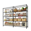 5-Tier Metal Storage Shelves, Heavy Duty Wire Rack Shelving Unit for Garage Kitchen Storage, 15.7"D x 71"W x 70.5"H Adjustable Shelf for Basement & Pantry Room Organization, Easy Assembly - size: 71"W x 70.5"H x 15.7"D, 5-Layer,