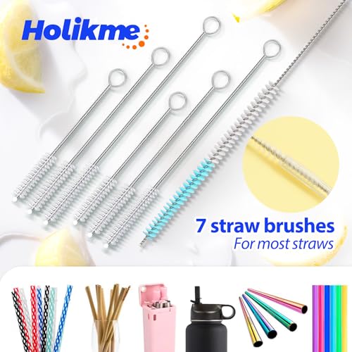 Holikme Bottle Brush Tube Cleaning Lab Set with Long Handle,Blue - color: Azul