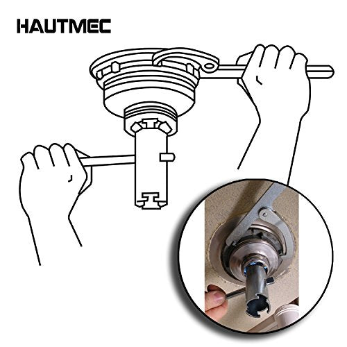 HAUTMEC Sink Strainer Lock Nut Wrench Sink Drain Wrench for Kitchen Sink Basket Strainer PL0038 - color: Lock Nut Wrench