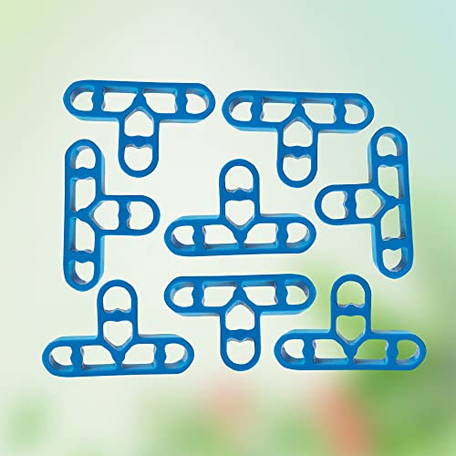 10mm 3/8 inch 100pcs Bricklaying Spacer Stone Wall Spacer Brick laying Clips White Black Green Blue colorful Brick Wall Spacer Masonry Paving Spacer Mortar Bricklaying Tile Brick Jointing Spacer - color: Blue