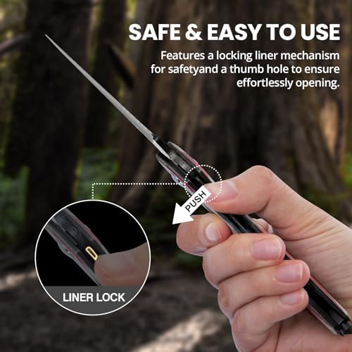 FUNBRO Multitool Carabiner Knife Tools for Men, Bottle Opener - color: Usa Flag