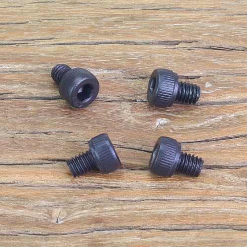 105 Pieces M4 x 5mm Socket Head Cap Screws, Thread Pitch 0.7mm, Sutemribor M4 Black Screws, 12.9 Grade Alloy Steel, Black Oxide Finish, Fully Threaded - size: M4 x 5mm, style: Socket Head